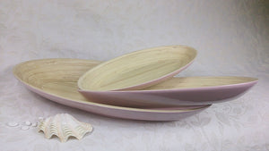 Party - Oval Wooden Dish #02