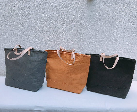 Beach Bag - Leather Strap Design #18