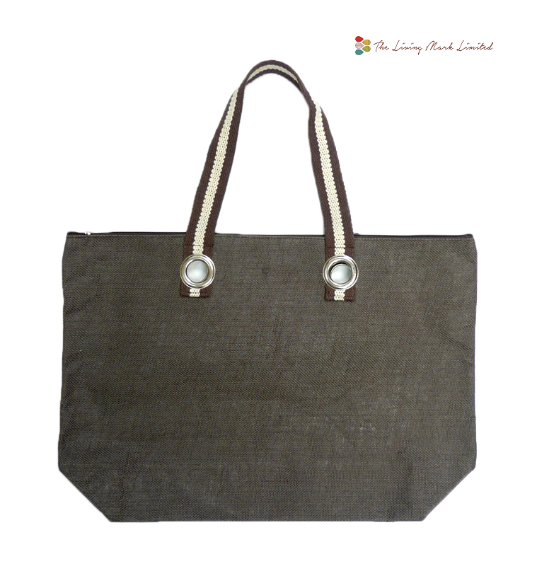 Linen Shopping Bag (Green)