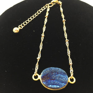 Galaxy Blue Stone Bracelet