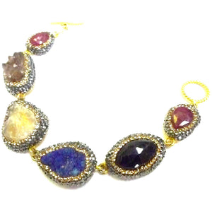 Glamorous Design - Mixed Crystal Bracelet #01