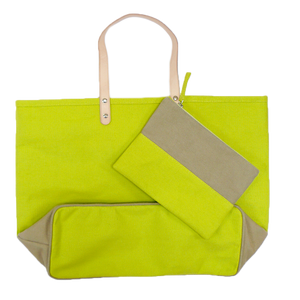 Big Tote Bag - Fluorescent Green