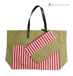 Heavy Shopping Bag - Large Size (Red)